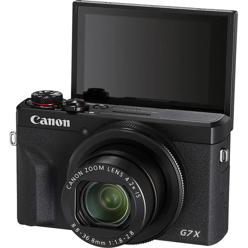Canon PowerShot G7 X Mark III Digital Camera – Black | 20.1MP 4K Vlogging Camera with Wi-Fi & Bluetooth