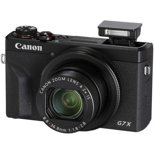 Canon PowerShot G7 X Mark III Digital Camera – Black | 20.1MP 4K Vlogging Camera with Wi-Fi & Bluetooth